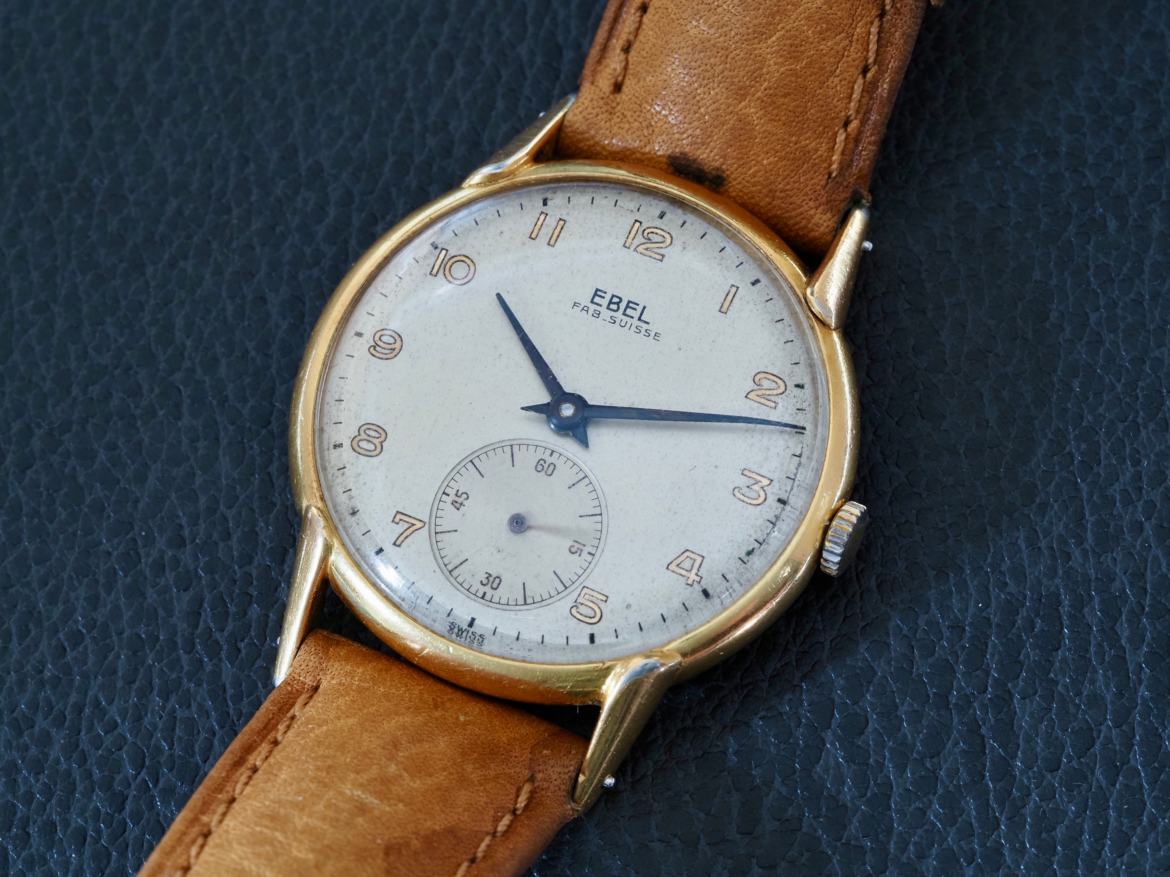 Montre vintage Ebel Fab. Suisse, pour homme, proposée par Maison Vintage Watches.