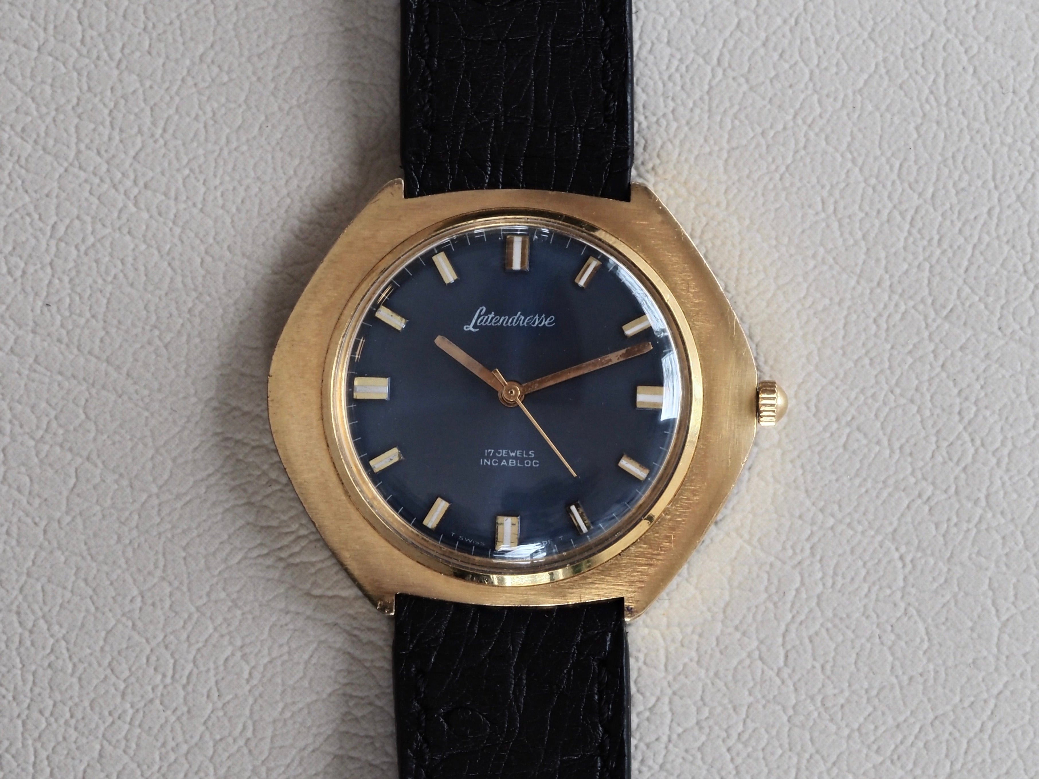 Montre vintage Latendresse, pour homme, proposée par Maison Vintage Watches.