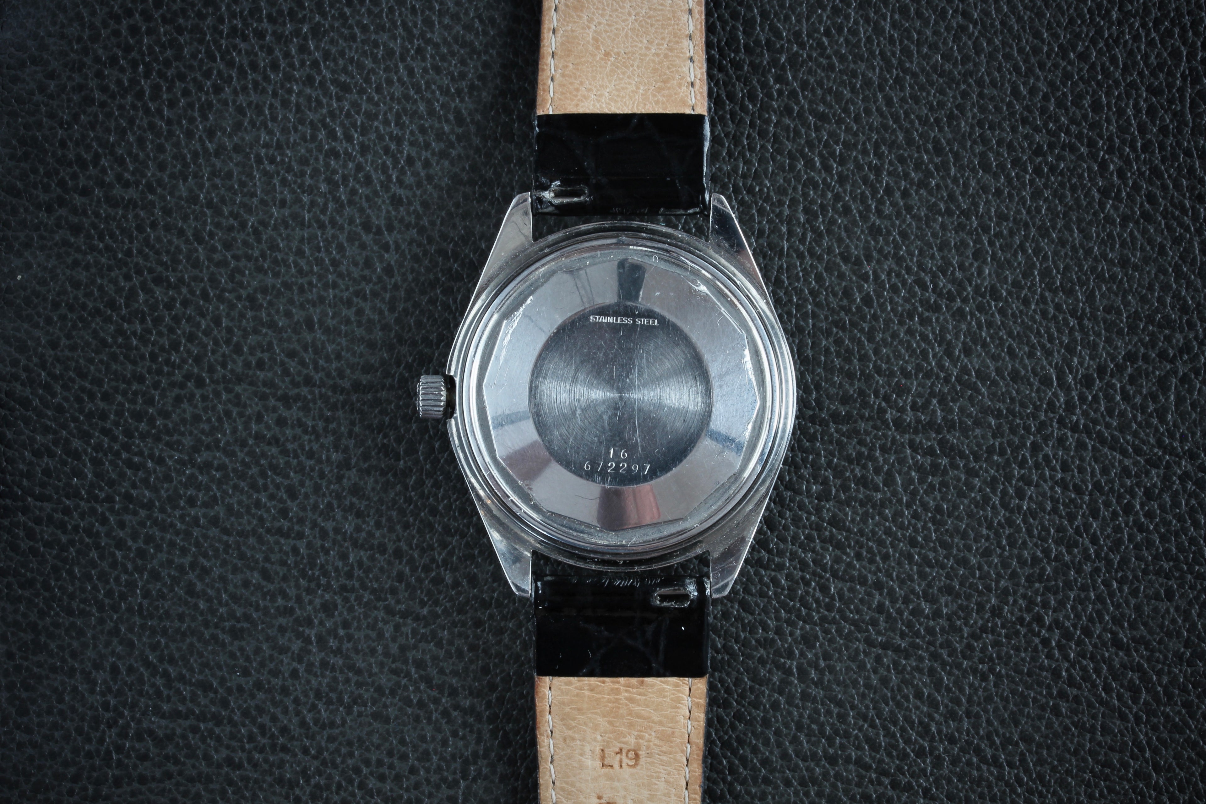 Montre vintage Longines Admiral, pour homme, proposée par Maison Vintage Watches.