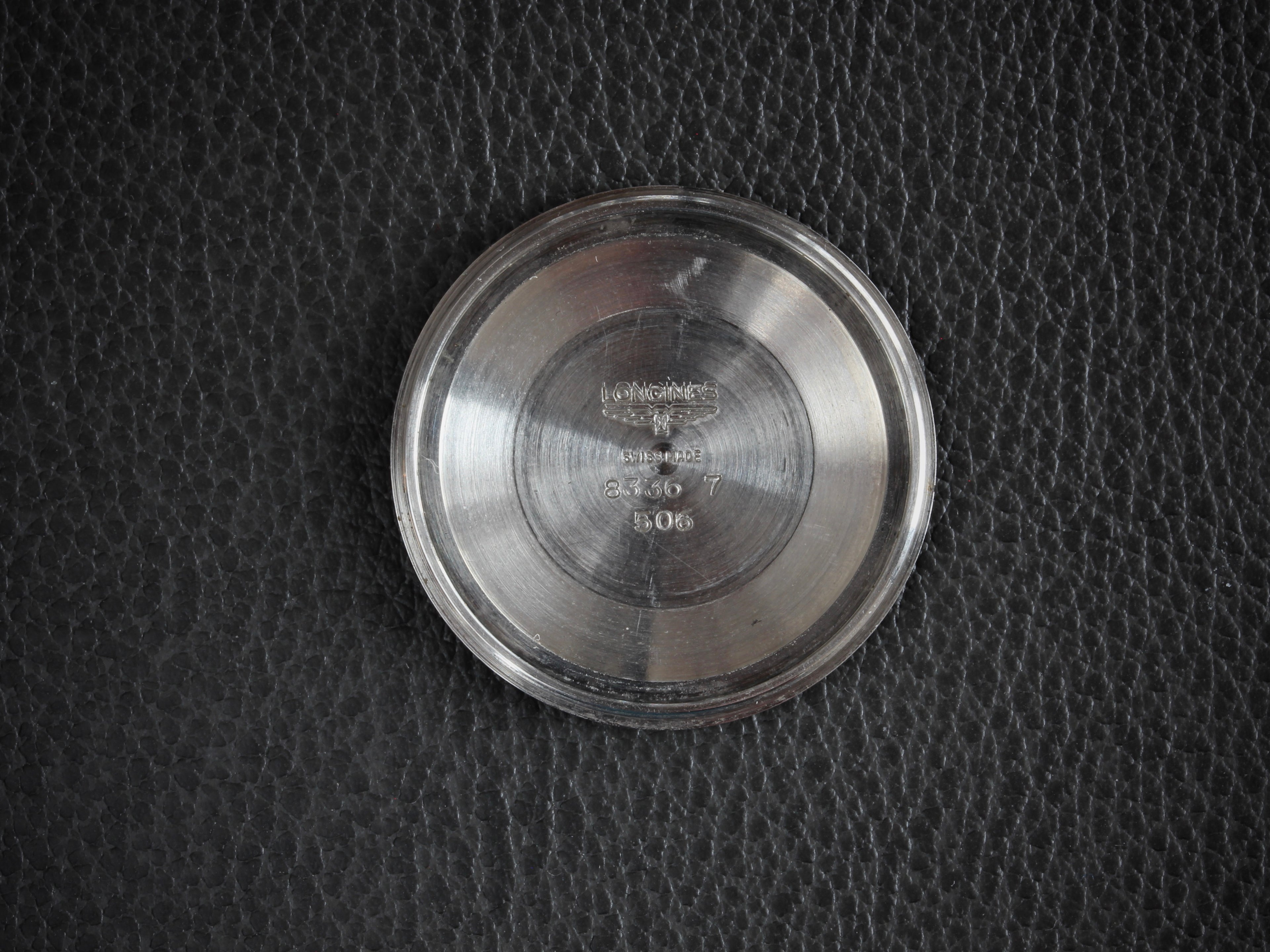 Montre vintage Longines Admiral, pour homme, proposée par Maison Vintage Watches.