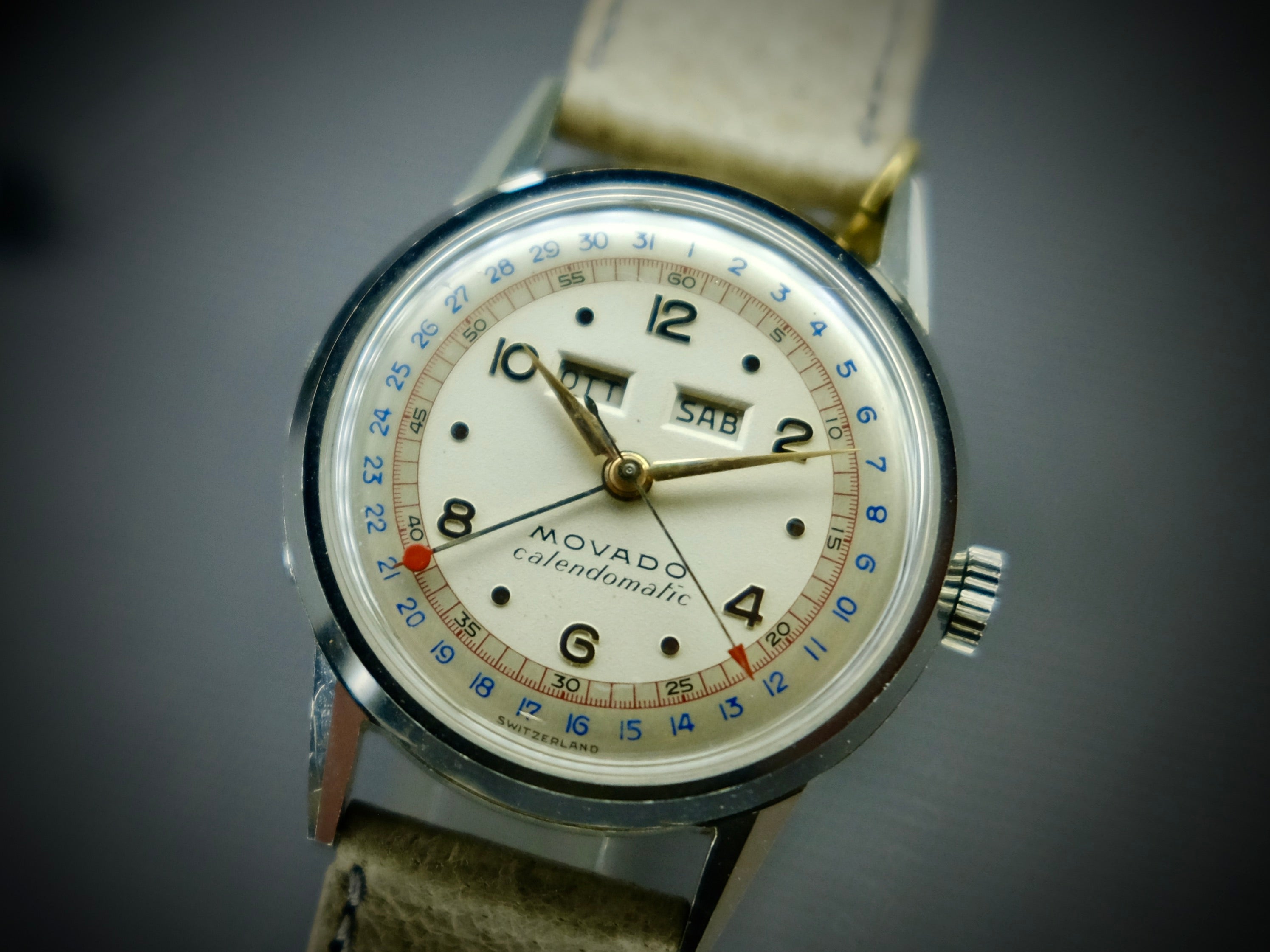 Montre vintage Movado proposée par Montre Vintage