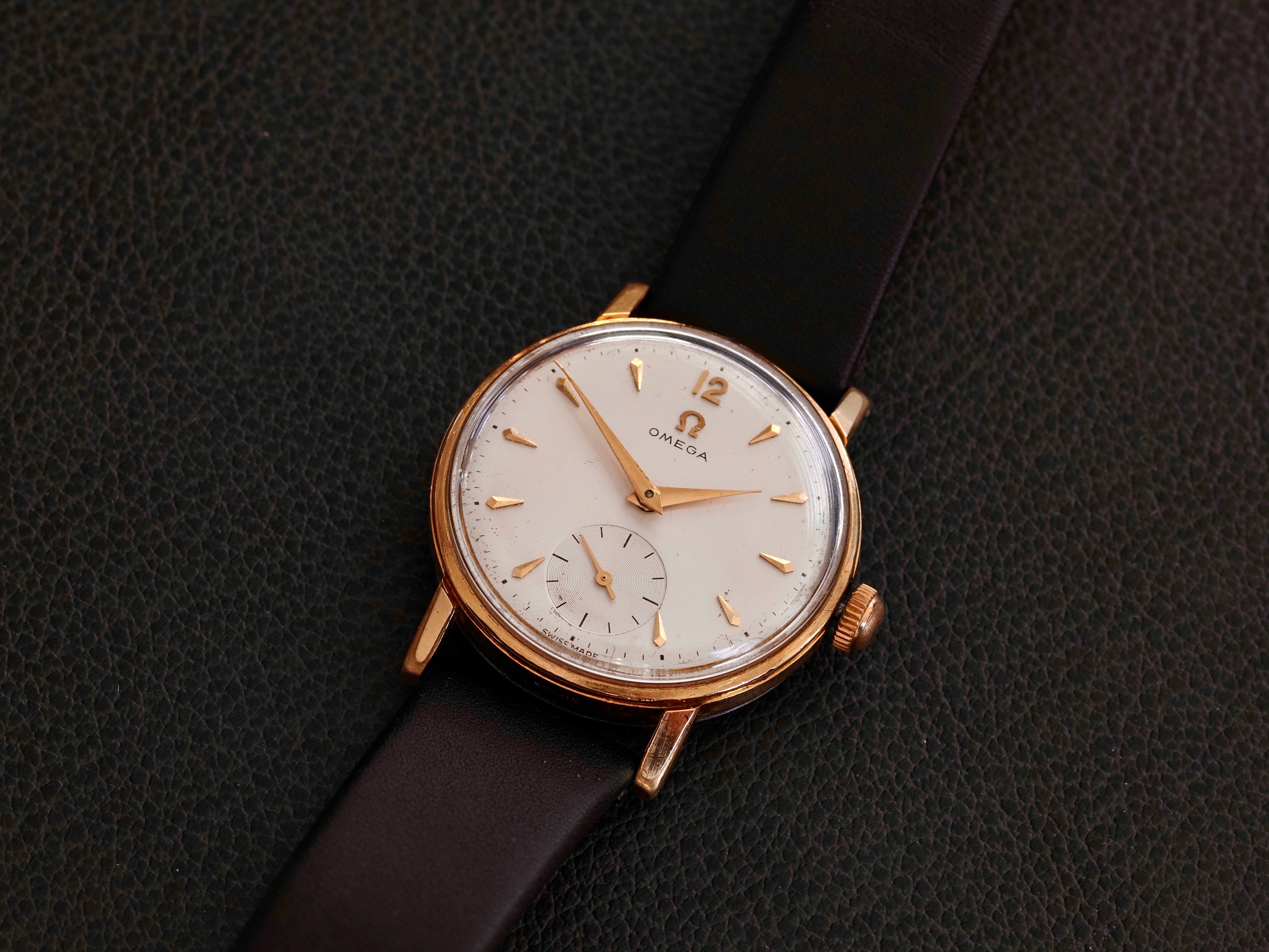 Montre vintage Omega CK, pour homme, proposée par Maison Vintage Watches.