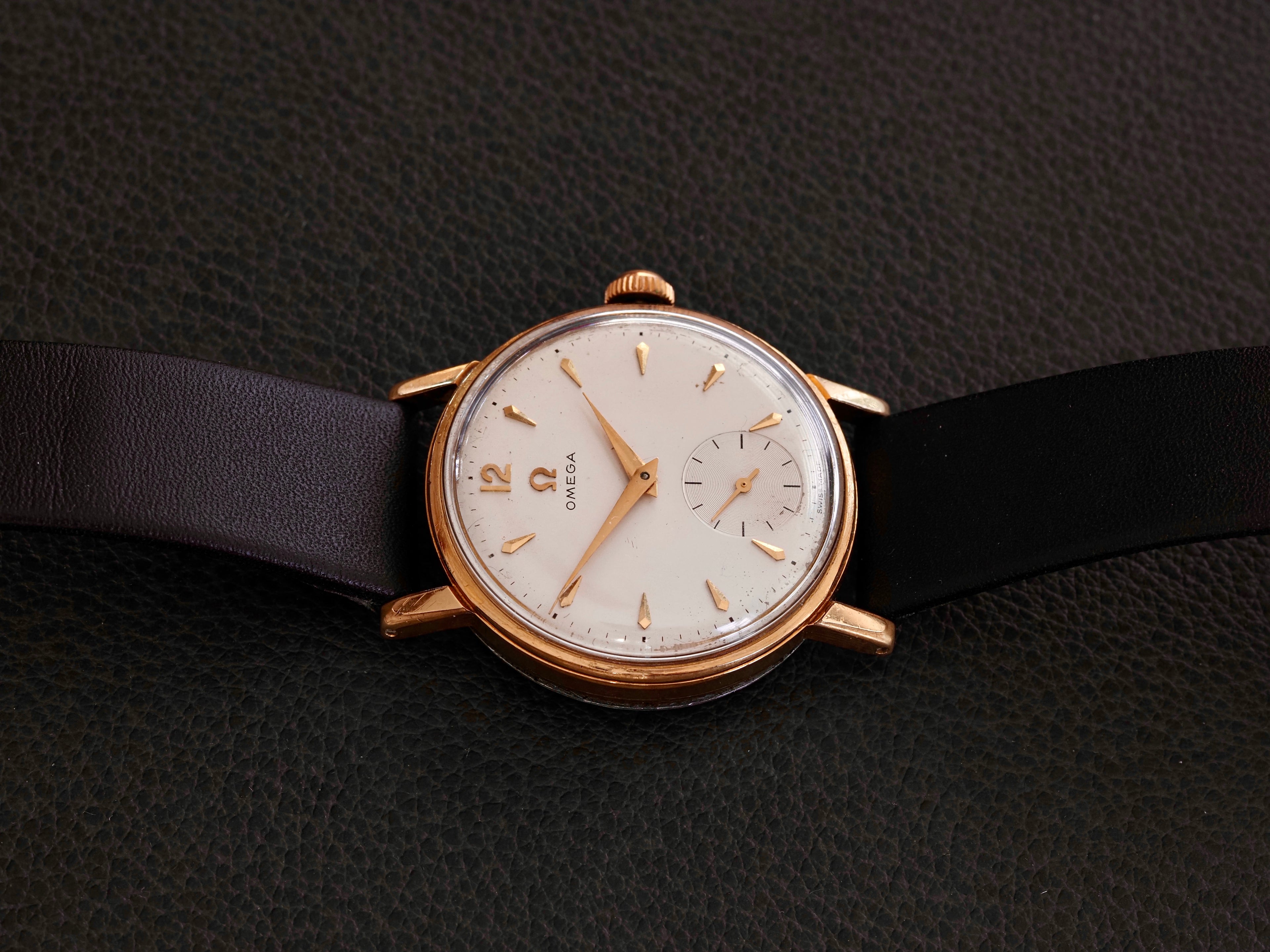Montre vintage Omega CK, pour homme, proposée par Maison Vintage Watches.