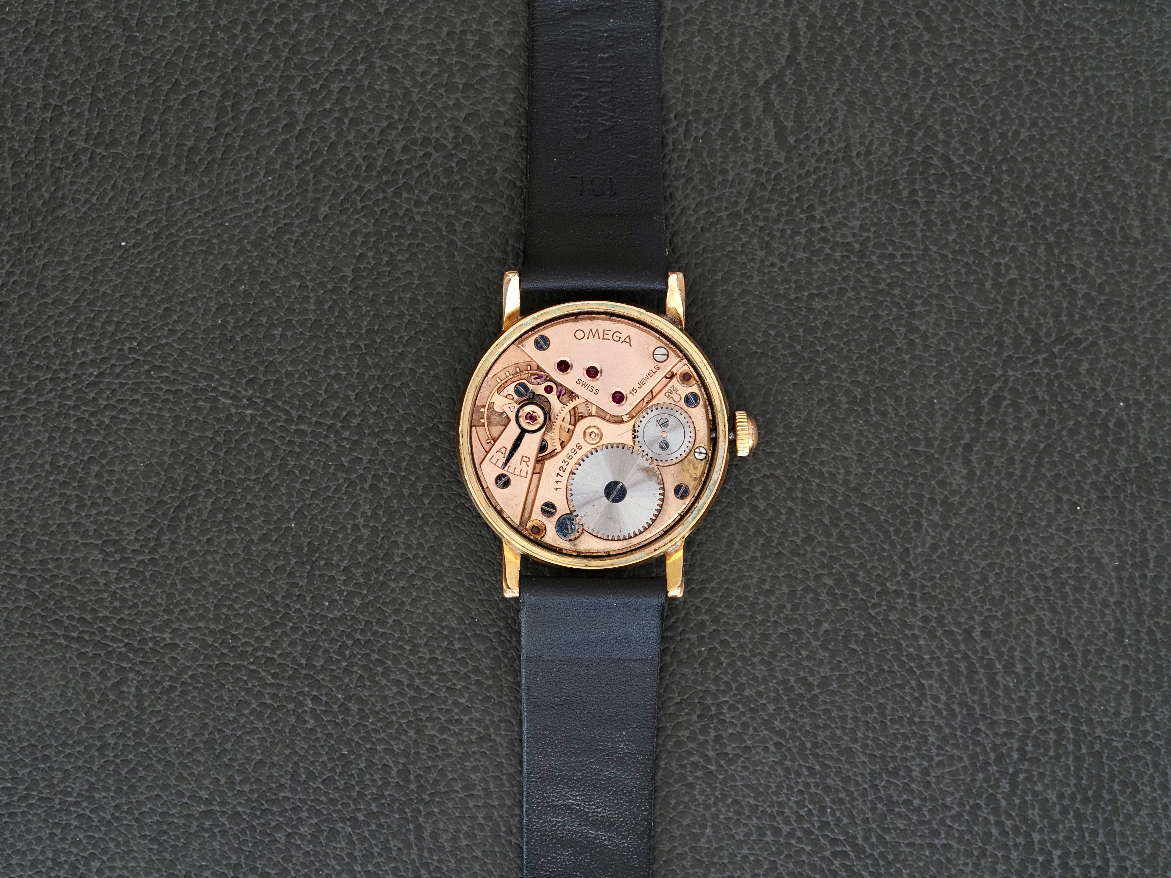 Montre vintage Omega CK, pour homme, proposée par Maison Vintage Watches.