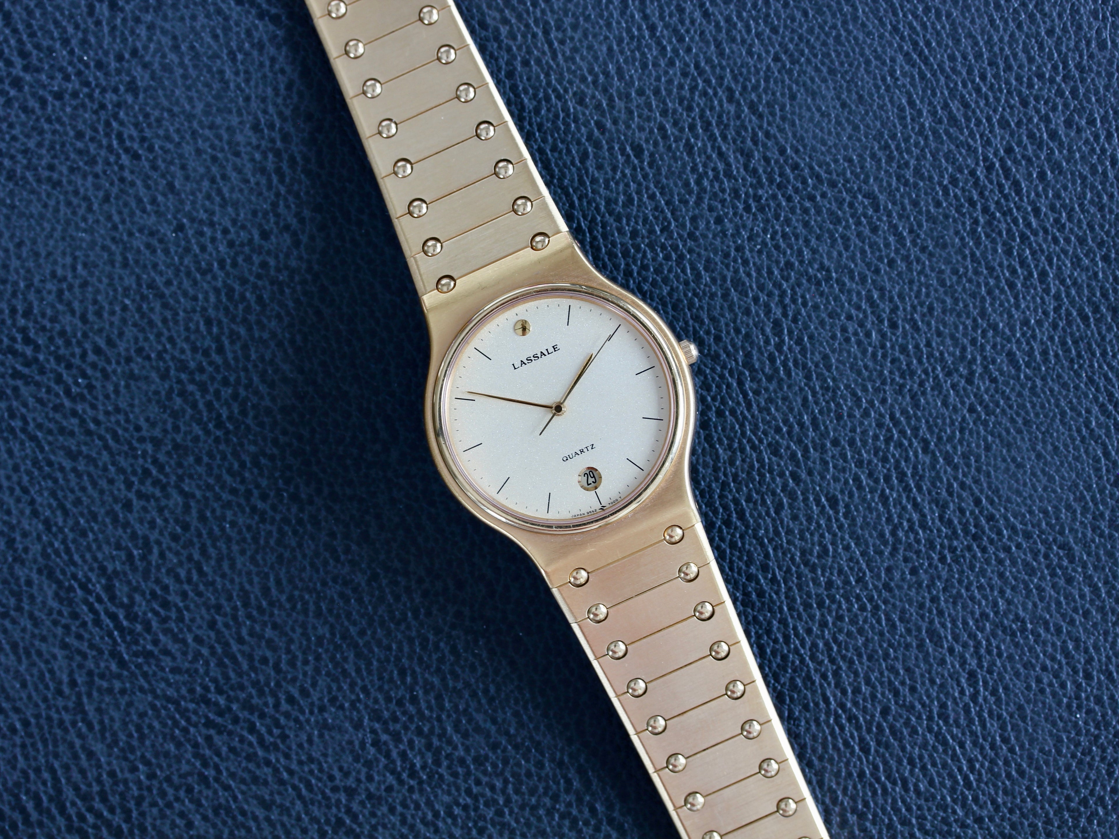 Montre vintage Seiko Lasale, pour homme, proposée par Maison Vintage Watches.